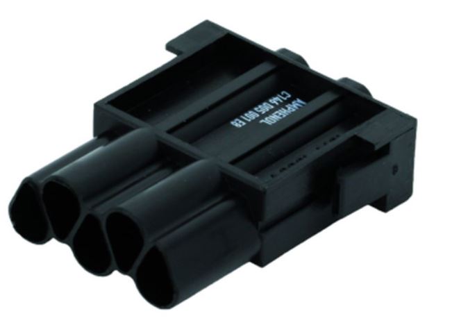 Amphenol Industrial Heavy Duty Power Connector Module, 16A, Male, C146 Series, 5 Contacts