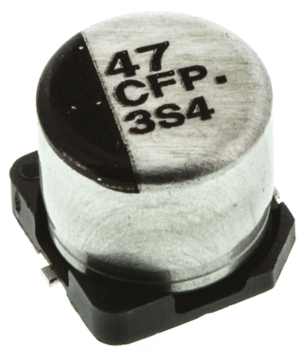 Panasonic 47μF Aluminium Electrolytic Capacitor 16V dc, Surface Mount - EEEFP1C470AP