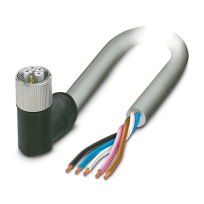 Phoenix Contact 11588 Power 5 x 2.5 mm² 5 Core Power Cable, Grey Polyurethane PUR, 3m