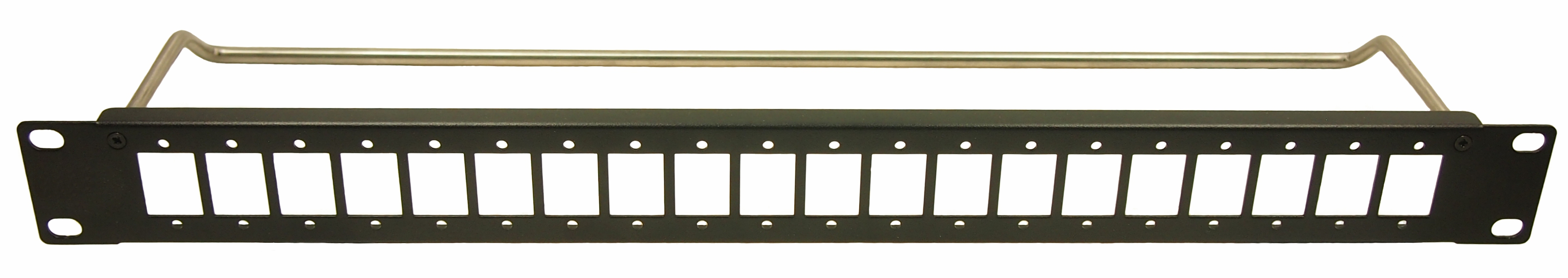 RS PRO Black Steel Rack Panel, 1U