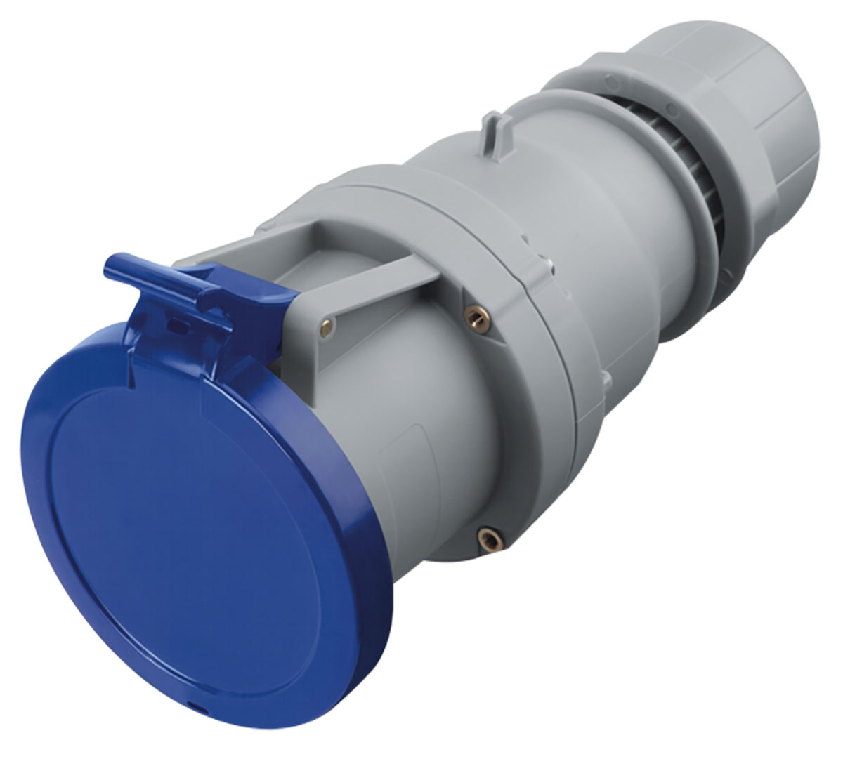 Scame IP44 Blue Cable Mount 2P + E Industrial Power Socket, Rated At 63A, 230 V