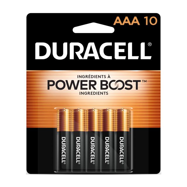 Duracell Alkaline Manganese Dioxide AAA Batteries 1.5V