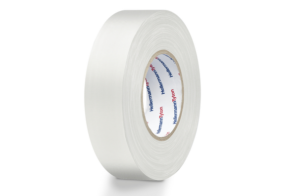 HellermannTyton HellermannTyton White Cotton Cloth Tape, 19mm x 50m
