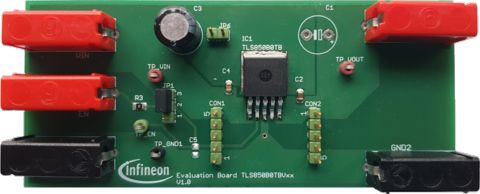 Infineon TLS835D2ELVSE BOARD LDO Voltage Regulator for TLS835 Linear Voltage Regulator for Low Quiescent Current LDO