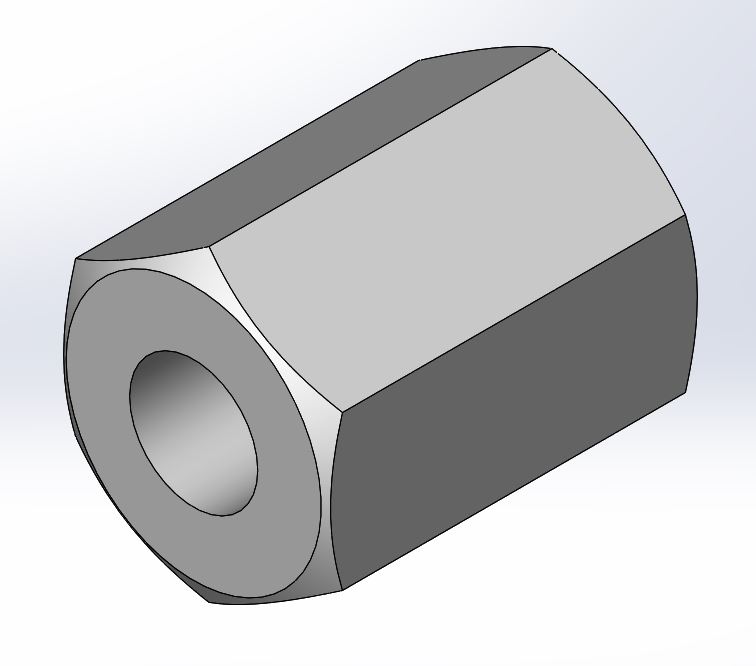 FCT from Molex, F1066 Series Standoff Nut For Use With D-Sub Connector