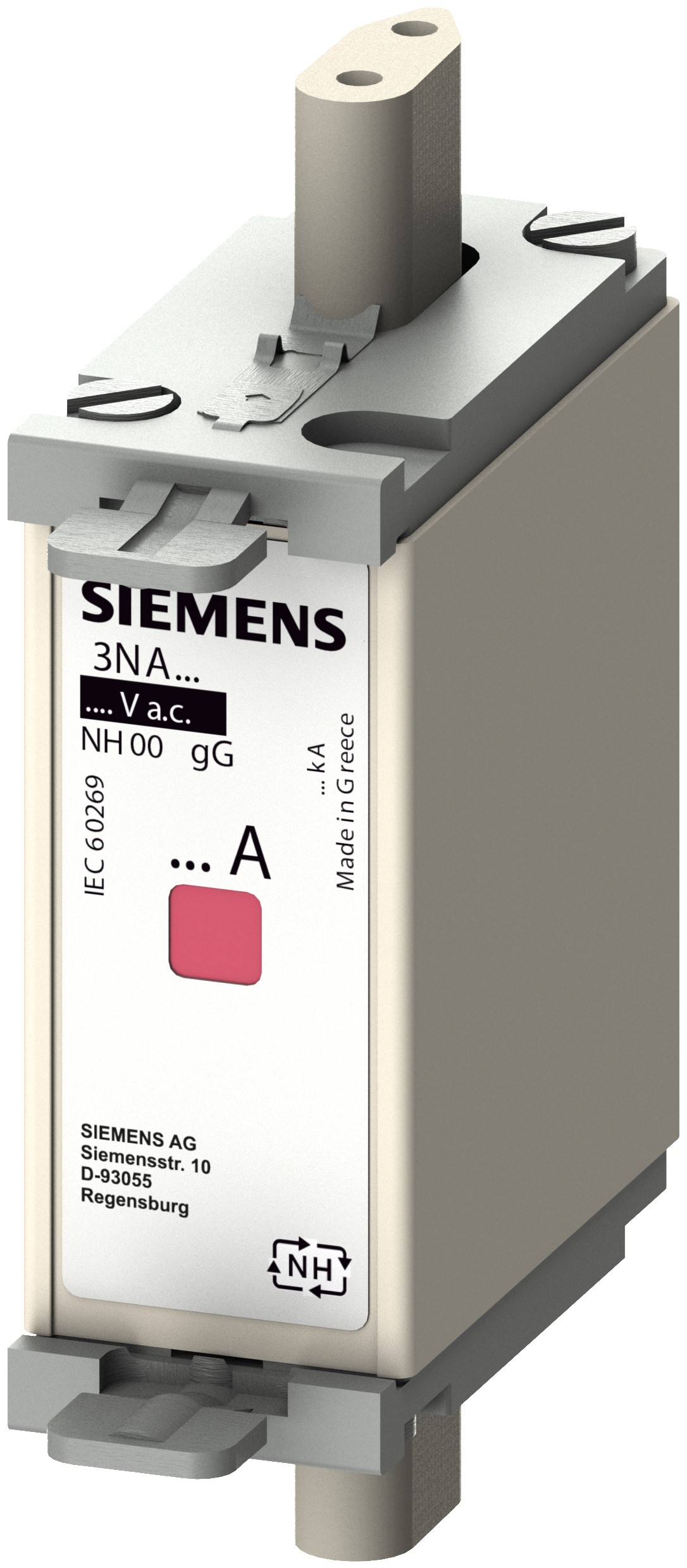 Siemens 40A NH Fuse, NH000, 500V ac