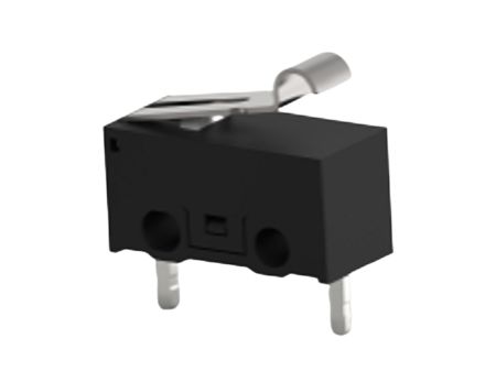 TE Connectivity Roller Snap Action Micro Switch, PCB Terminal, 0.1A at 30VDC, SPST