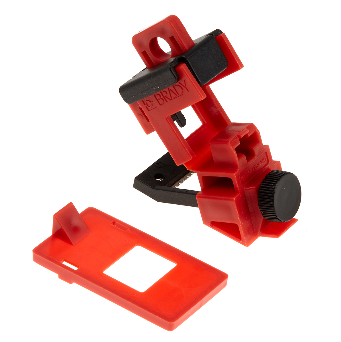 Brady Red 1-Lock Polypropylene Fibreglass Reinforced Nylon Circuit Breaker Switch Lockouts, 7.14mm Shackle