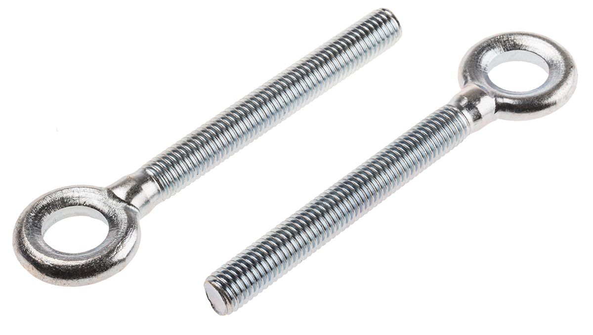 RS PRO Carbon Steel Anchor Bolt M12 x 132mm, 12mm Fixing Hole