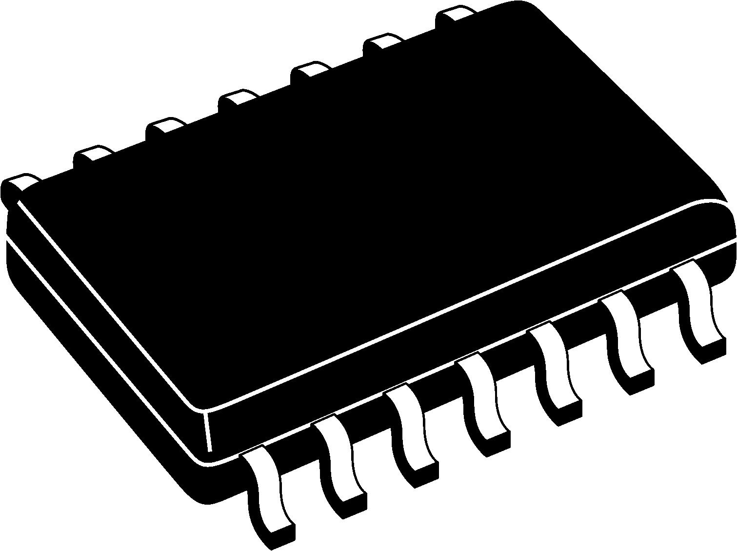 onsemi 74AC14SC Hex Schmitt Trigger CMOS Inverter, 14-Pin SOIC