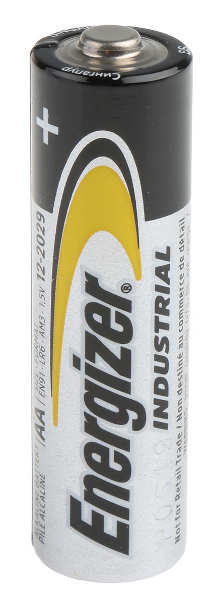 Energizer Industrial Alkaline AA Batteries 1.5V