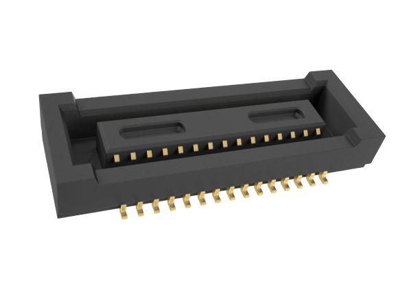 Amphenol Communications Solutions BergStak Series PCB Mount PCB Connector, 30-Contact, 2-Row, 0.4mm Pitch, Pin