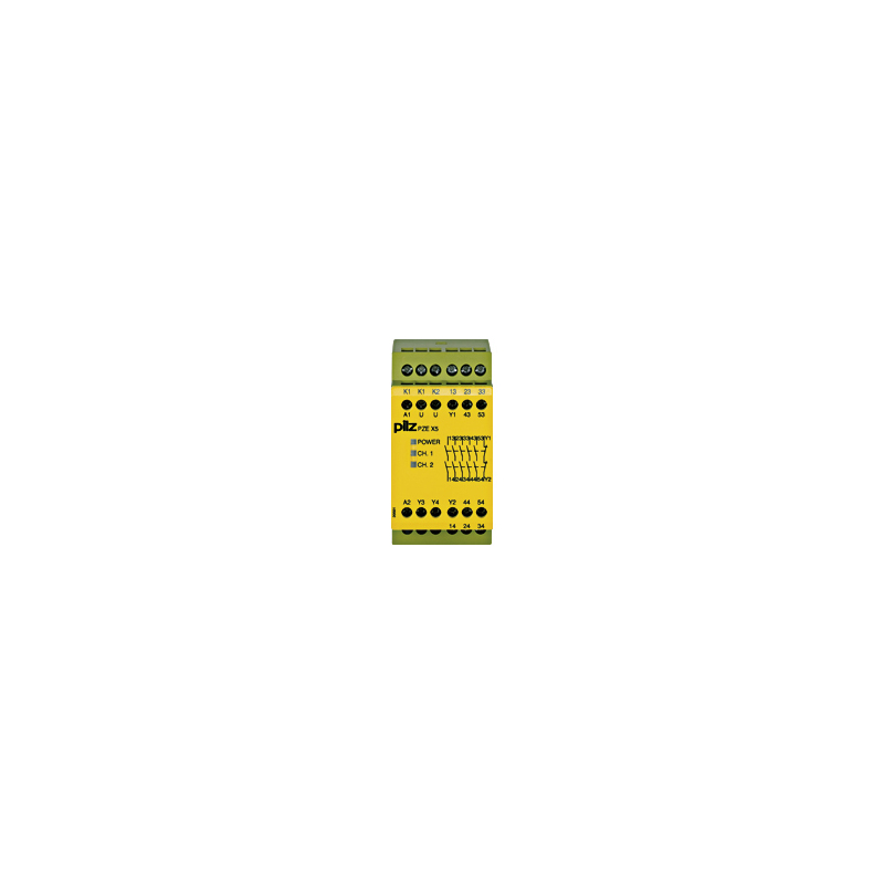 Pilz 774595 Expansion Module 24V dc, Single/Dual-Channel 5 Safety Contacts