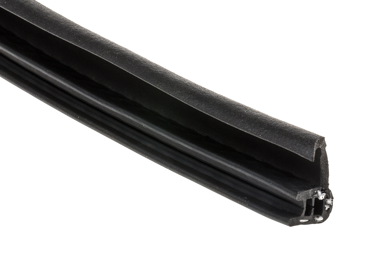 RS PRO Black EPDM  Edging Strip, 20m
