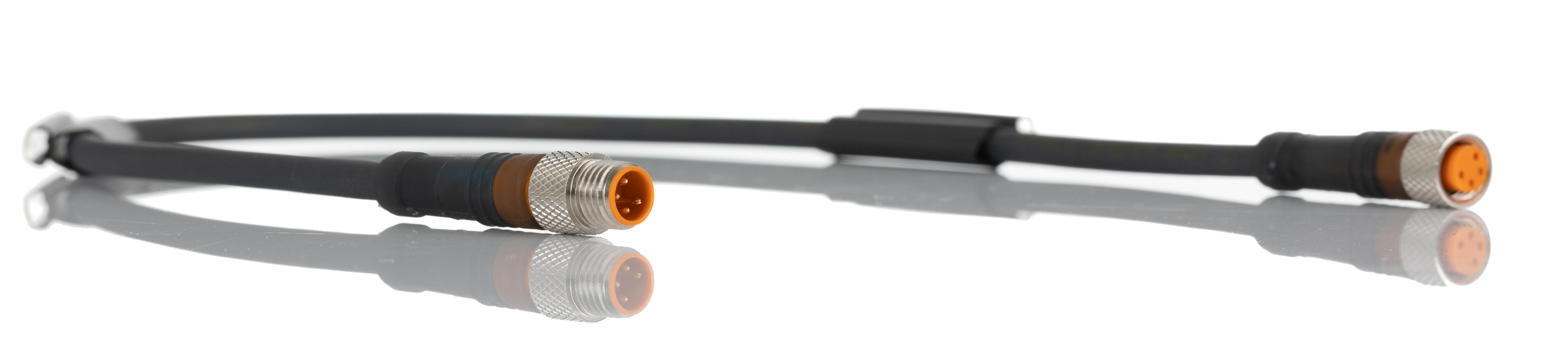 Lumberg Automation Male 4 way M8 to Female 4 way M8 Sensor Actuator Cable