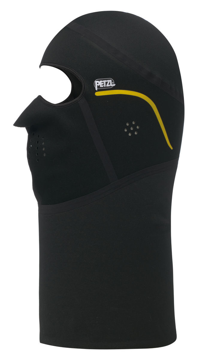 Petzl Black Polyester Balaclava