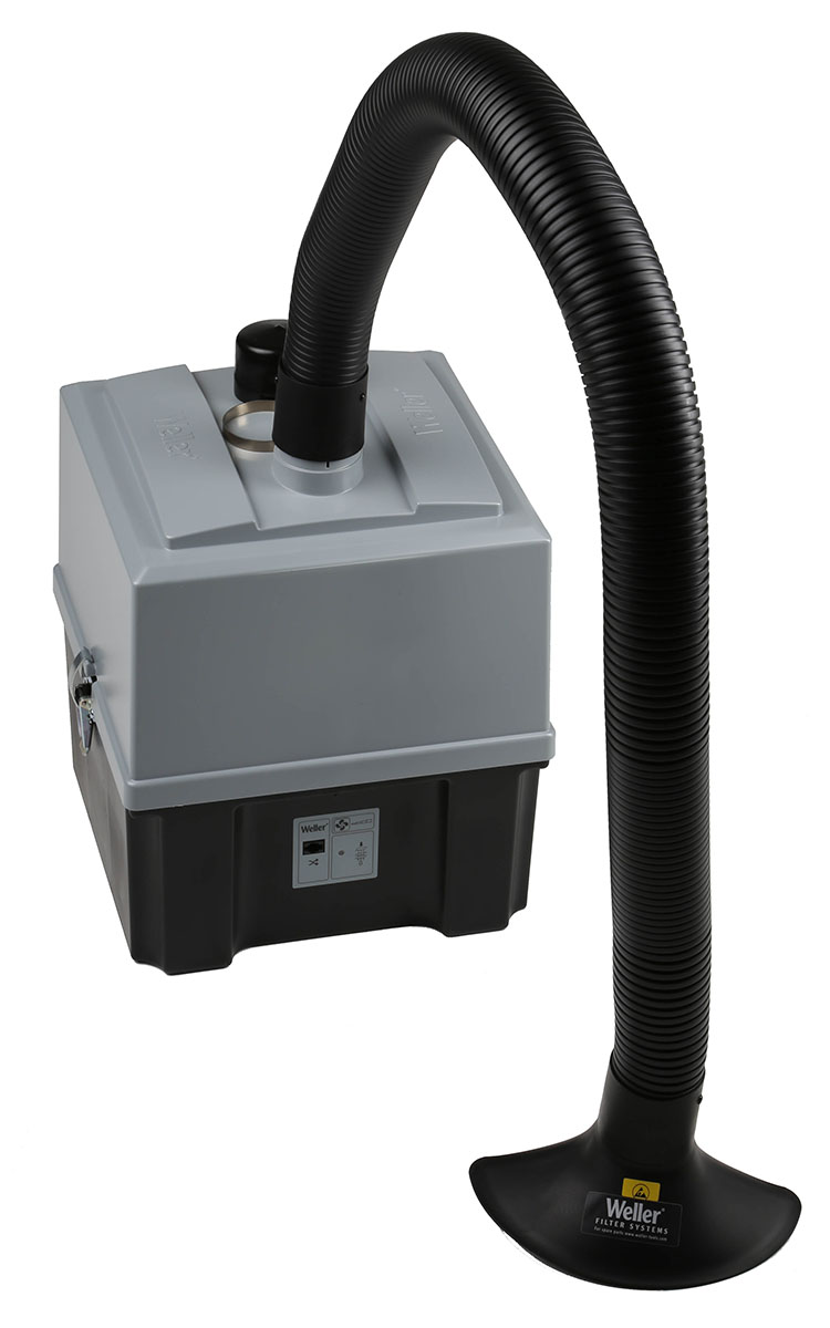 Weller Zero Smog EL Kit 1, 230V Solder Fume Extractor, Welding Fumes, 110W, Type F - Schuko plug, Type G - British 3-pin
