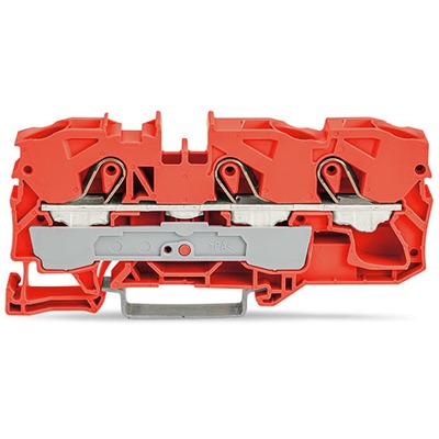 WAGO 2010-1302 TOPJOB S Series Orange, 10mm², 1-Level, Push In Termination, ATEX, CSA, IECEx