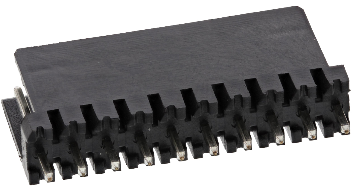 Wurth Elektronik 475 Series PCB Header, 10 Contact(s), 2.54 mm Pitch, 1 Row, Shrouded