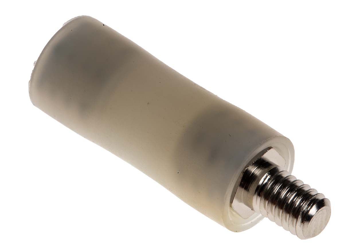RS PRO Standoff, M4 x M4 Thread, 20mm Body, Nylon 66, Male/Female, 6mm Stud