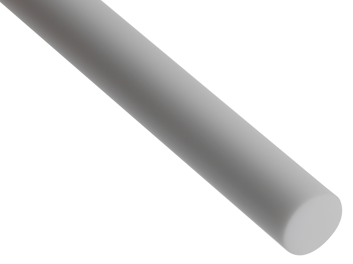 Machinable Glass Ceramic Rod, 300mm L, 10mm Diameter
