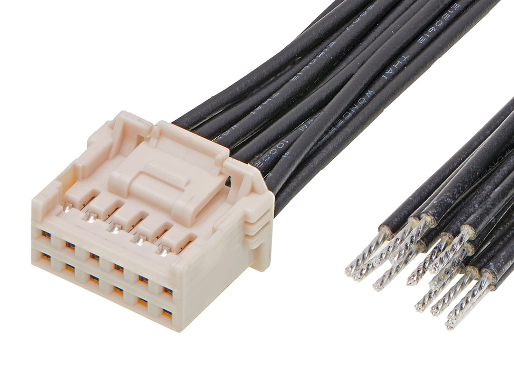 Molex 12 Way Male iGrid to 12 Way Wire to Board Cable, 300mm
