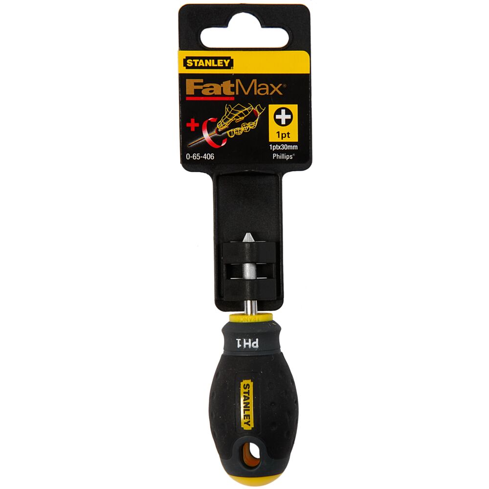 Stanley Phillips  Screwdriver, PH1 Tip, 30 mm Blade, 171 mm Overall
