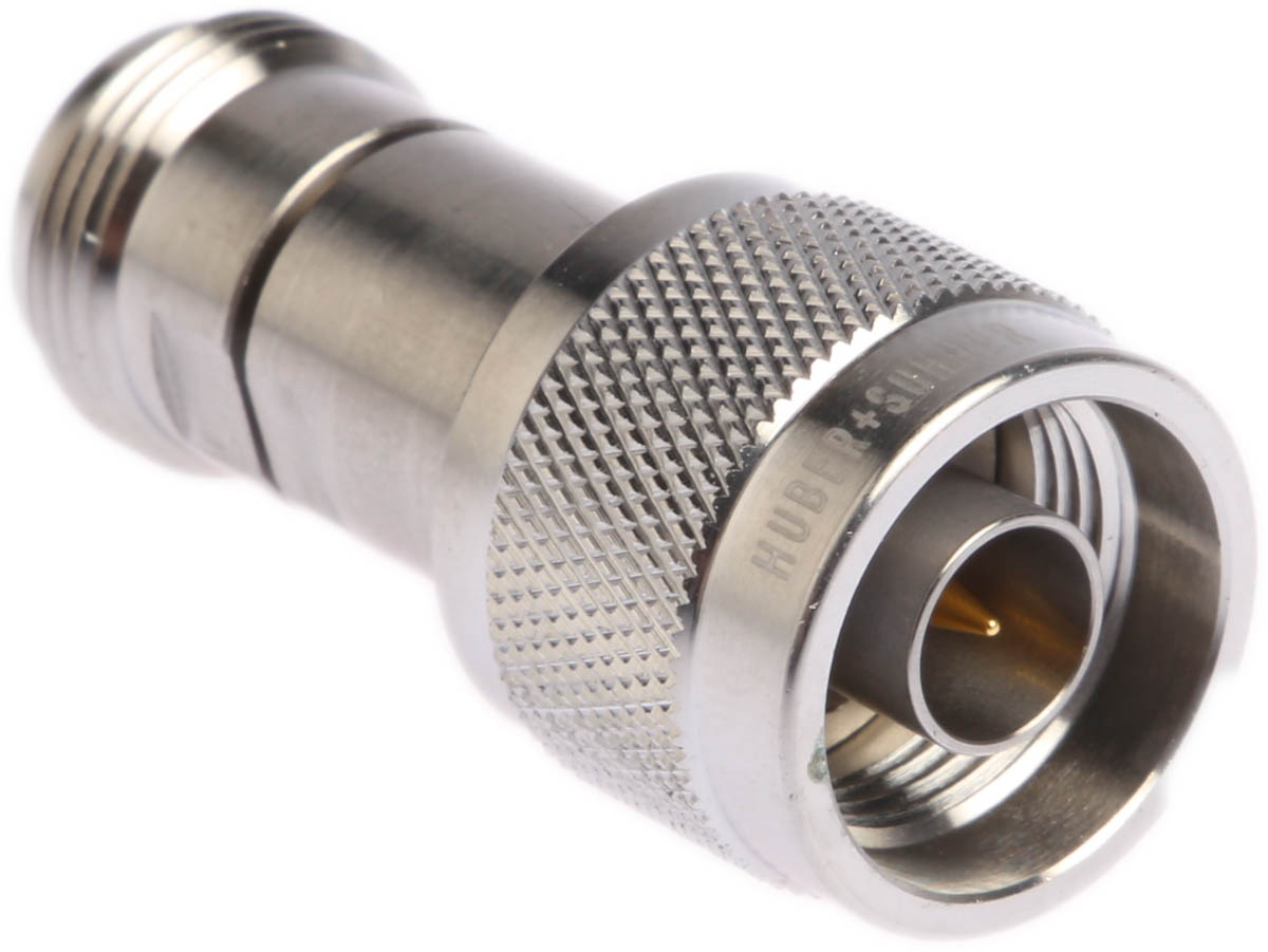 Huber+Suhner Straight 50Ω RF Adapter N Plug to N Socket 18GHz