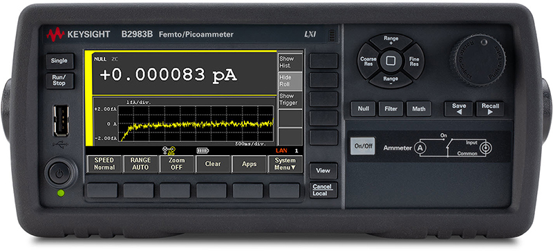Keysight Technologies Bench Picoammeter, 20mA ac Max, 20mA dc Max