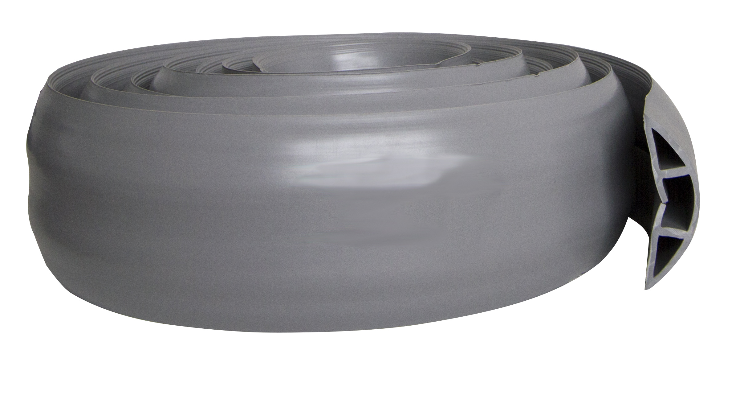 RS PRO 5m Grey Cable Cover in PVC, 15 x 30mm Inside dia.