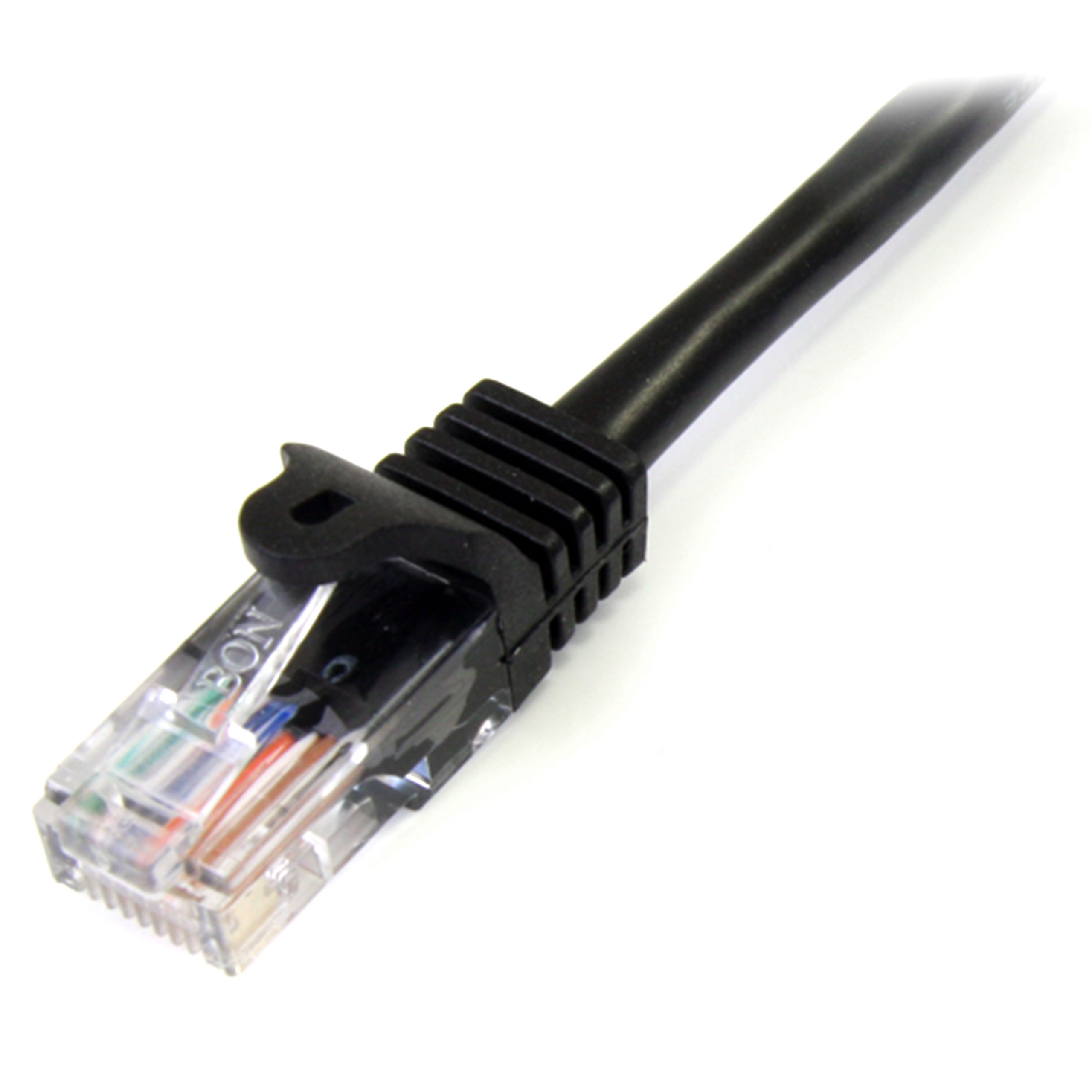 StarTech.com, 1m Cat5e, Black RJ45 to Male RJ45 Male, U/UTP Unshielded, Terminated PVC Sheath