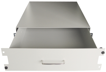 RS PRO Grey Drawer, 2U, 35kg Load