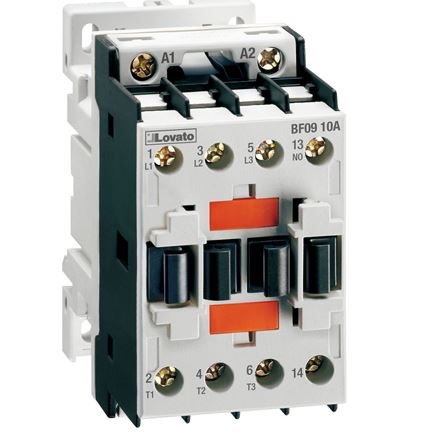 Lovato BF Contactor, 110 V Coil, 3-Pole, 9 A, 7.5 kW, 1 NC, 690V