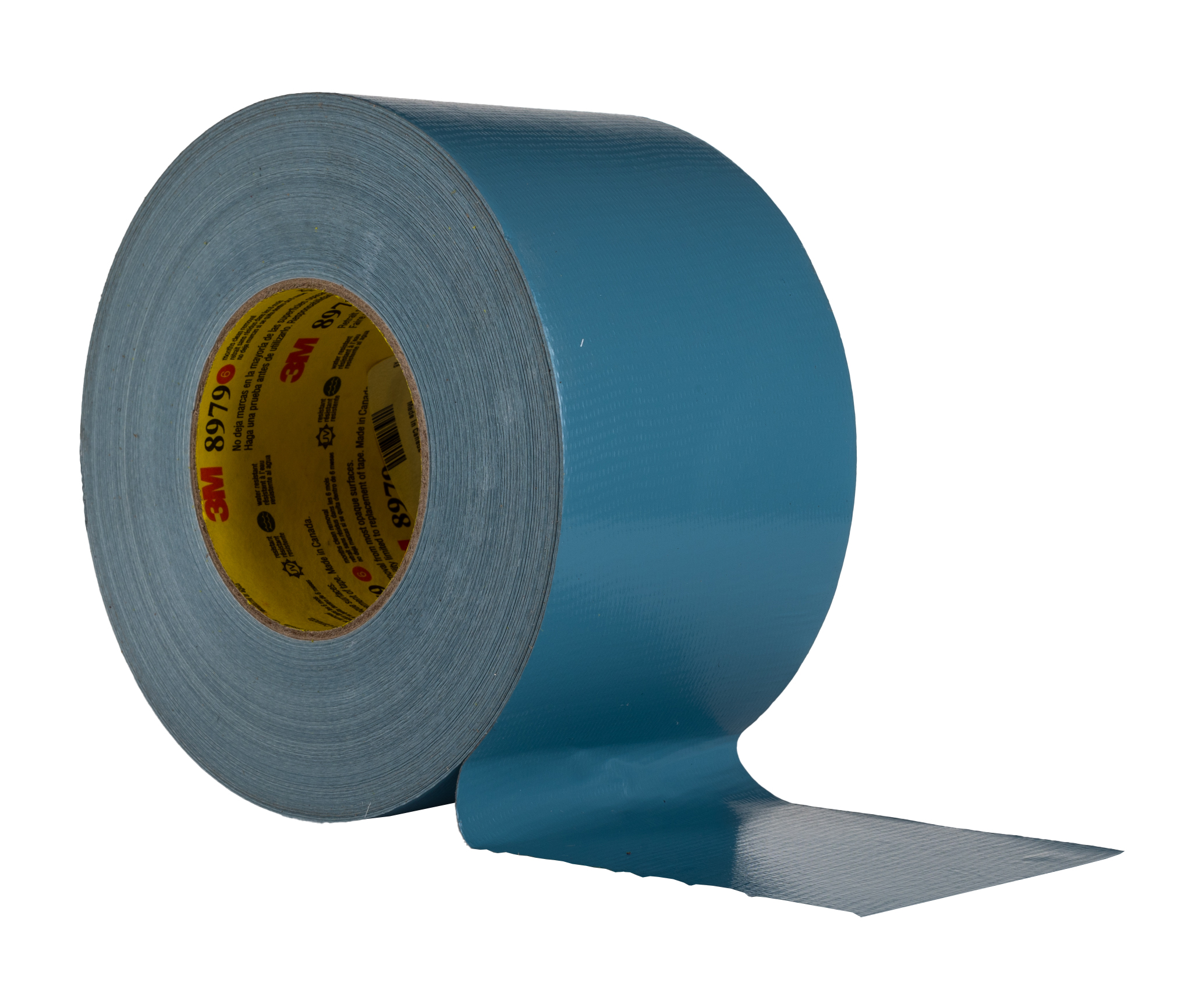 3M 0.33 mm, 3M Performance Plus Duct Tape 8979, 96 mm x 55 m, Blue Duct Tape, 54.8mm x 96mm, Blue, PE Laminated Finish