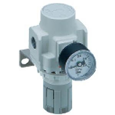 SMC G 1/4 Pneumatic Regulator - 0.005MPa to 0.4MPa, 0.7MPa max. input, ARP20K-F02-3