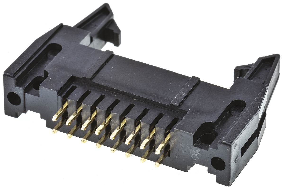Amphenol Communications Solutions T816 Series Straight Through Hole PCB Header, 16 Contact(s), 2.54 mm Pitch, 2 Row,