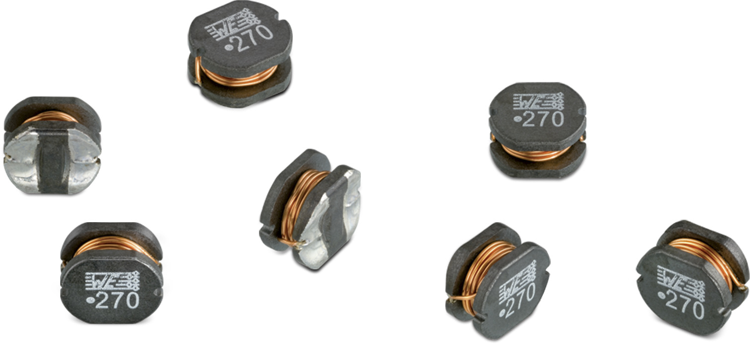 Wurth Elektronik, WE-PD2, 3521 No Surface Mount Inductor with a Ferrite Core, 3.3 μH Unshielded ±20 % 1.39 A Idc