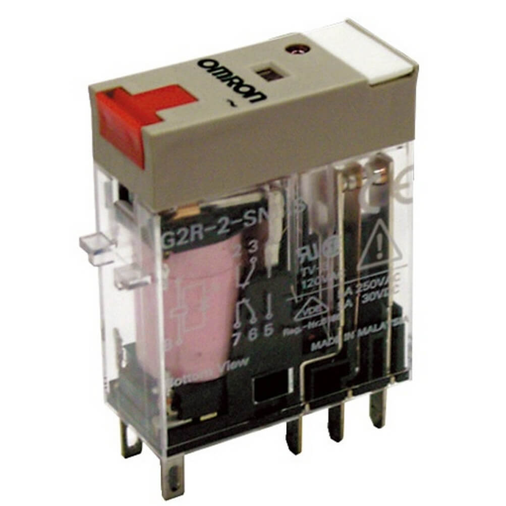 Omron Plug In Relay, 240V ac Coil, 5A Switching Current, DPDT