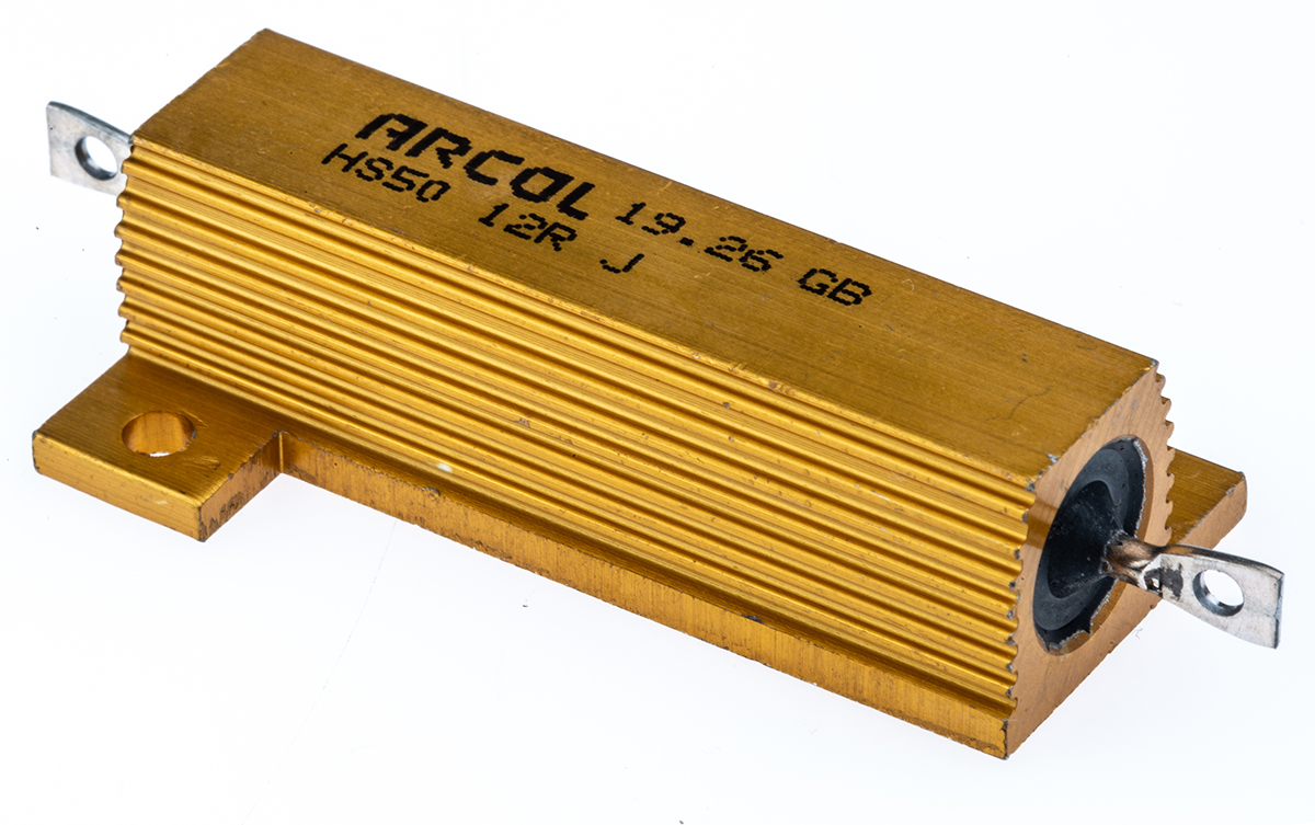 Arcol, 12Ω 50W Wire Wound Chassis Mount Resistor HS50 12R J ±5%