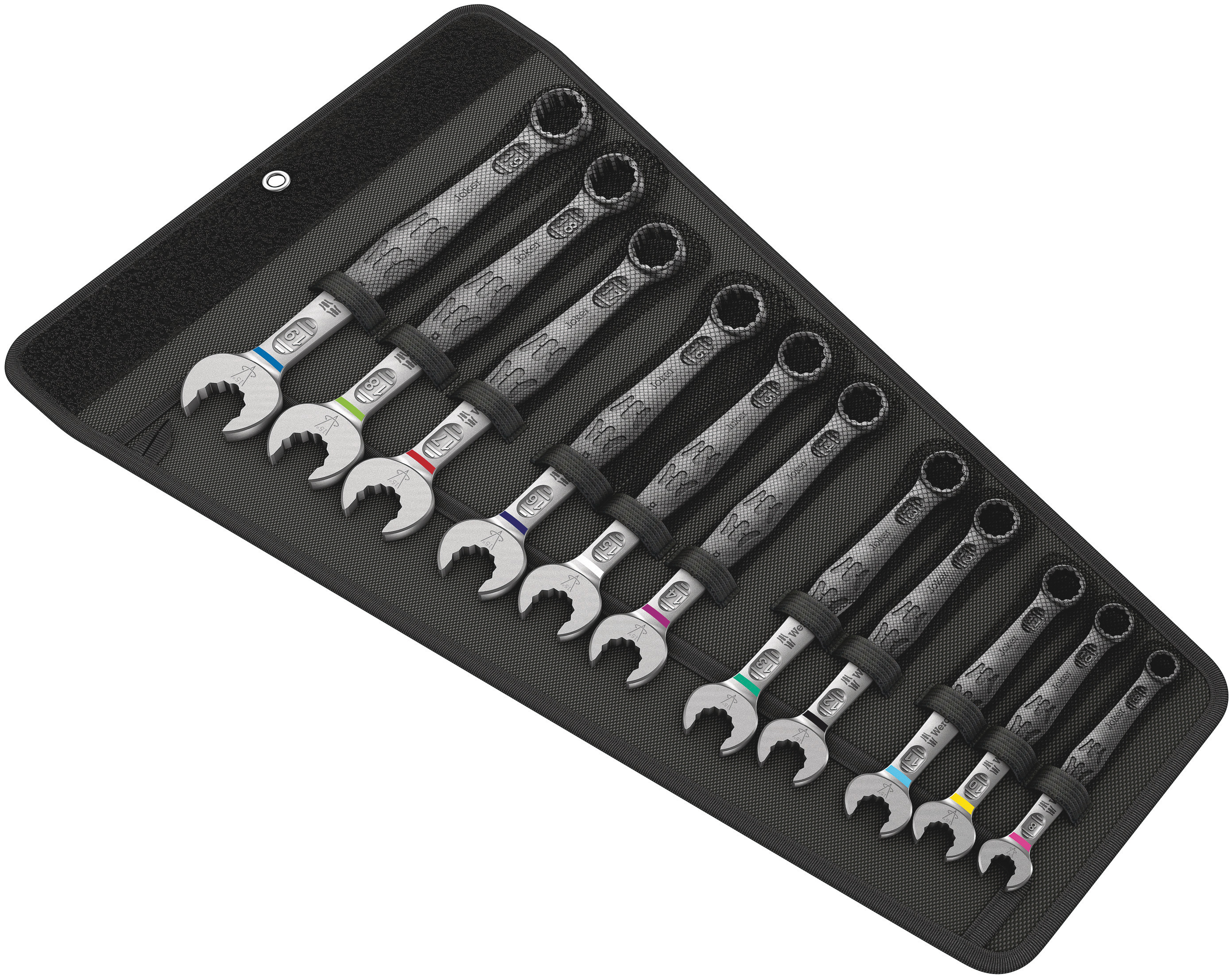 Wera Joker 6003 Series 11-Piece Ring Spanner Set, 10 → 19 mm, Chrome Molybdenum Steel
