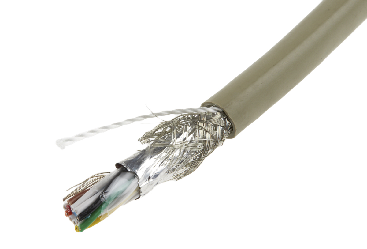 Alpha Wire ProTekt Series Data Cable, 6 Pairs, 12 Cores, 0.23 mm², Screened, 24 AWG, 50m, Foil and Braid Shield