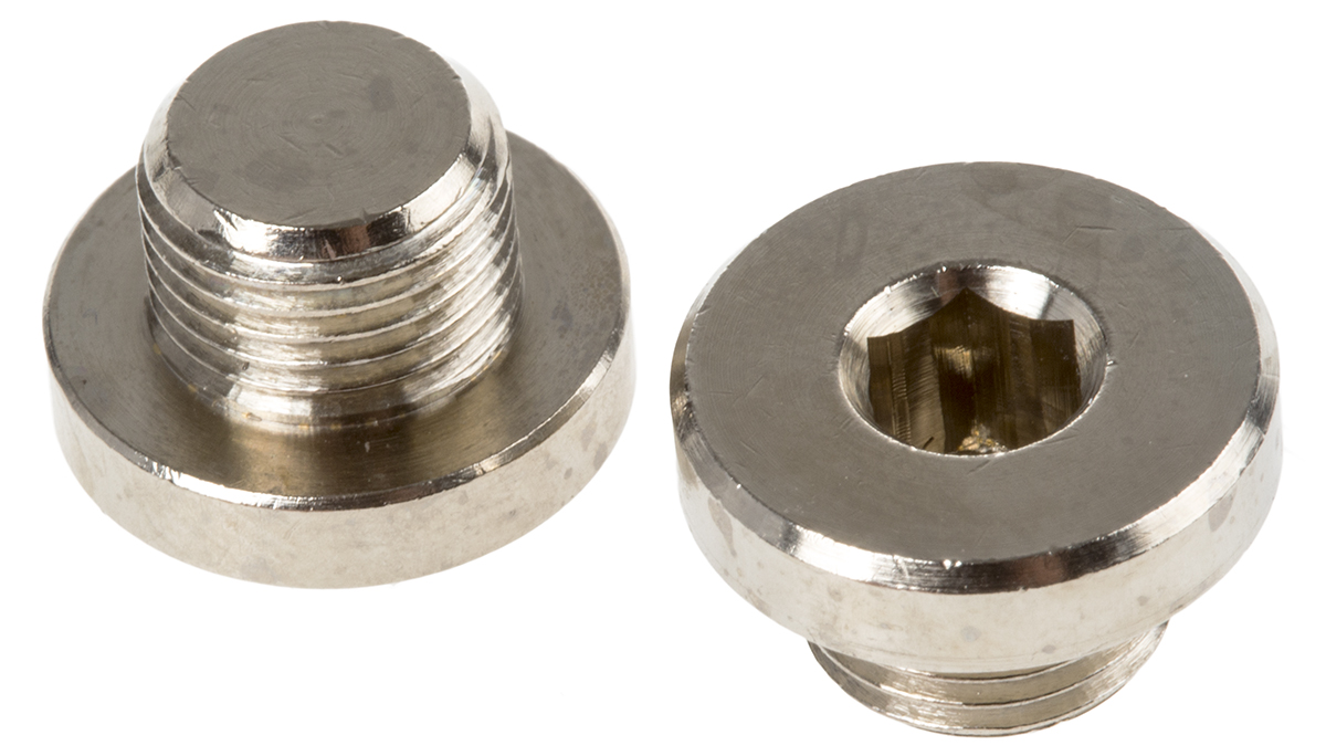Legris G 1/8 Brass Corrosion Resistant Plug