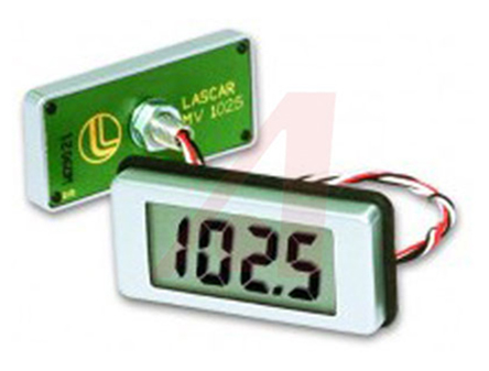 Lascar EMV 1025S Series Digital Voltmeter DC, LCD Display 3.5-Digits ±0.1 %