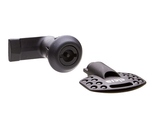 Elesa Black PA Locking Latch, 33mm Panel-to-Tongue, 30mm Cutout, Key Unlock