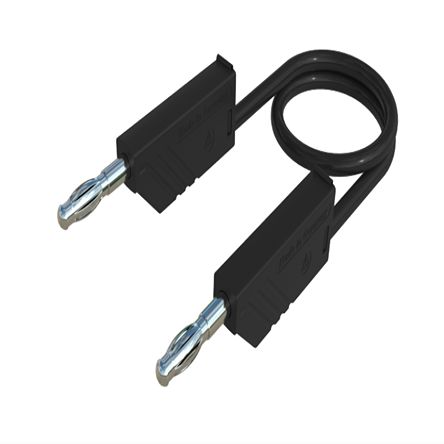 Hirschmann Test & Measurement Test Probes, 16A, 60V dc, Green/Yellow, 1m Lead Length
