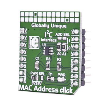 MikroElektronika MIKROE-2733, MAC Address Click mikroBus Click Board