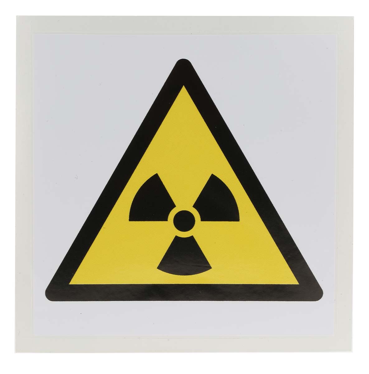 RS PRO Self-Adhesive Hazardous Substances Hazard Warning Sign