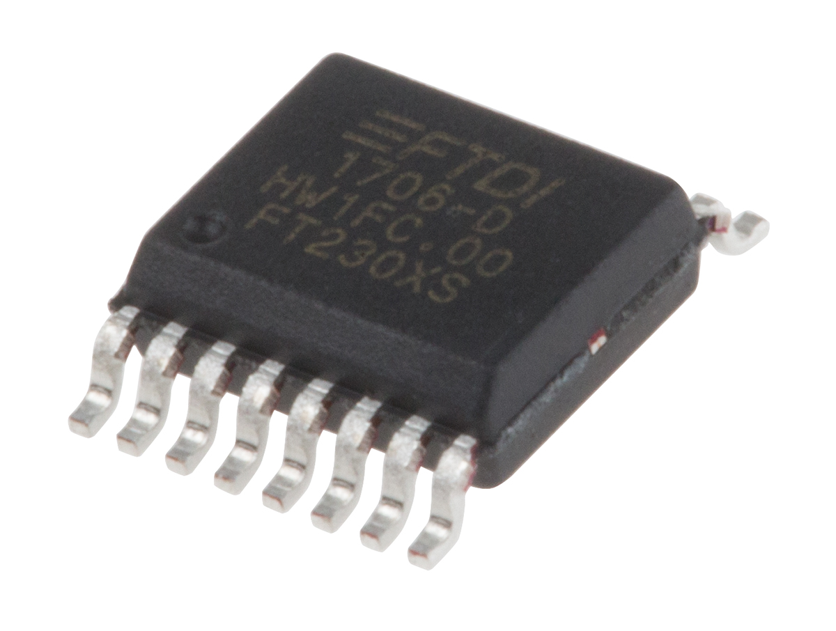 FTDI Chip UART RS232, RS422, RS485, SIE, UART 16-Pin SSOP, FT230XS-R