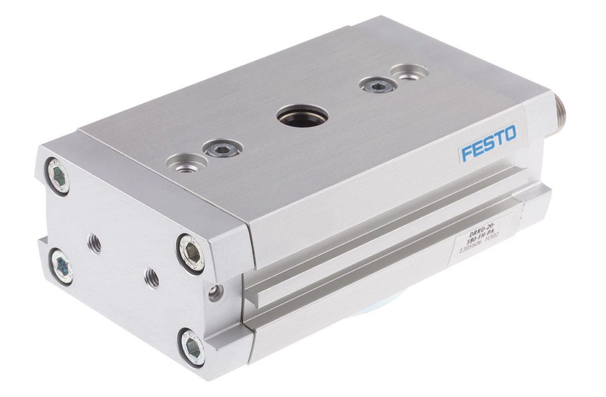 Festo DRRD Series 8 bar Double Action Pneumatic Rotary Actuator, 180° Rotary Angle