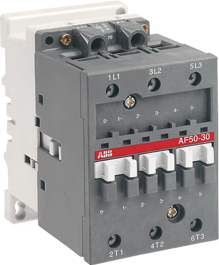 ABB 1SBL35 Contactor, 100 to 250 V ac Coil, 3-Pole, 50 A, 25 kW, 3NO